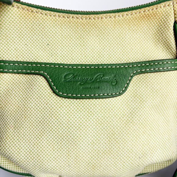 Dooney & Bourke Mini Margot Bag Crossbody Emerald Checkered Canvas with … - Picture 4 of 11